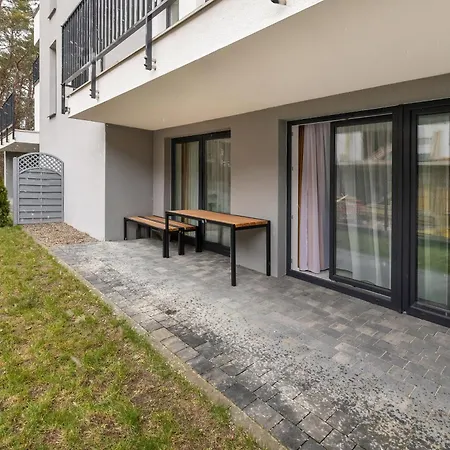 Nadmorski Z Tarasem, Ogrodkiem I Parkingiem Blisko Plazy By Renters 아파트 미에드지보드지